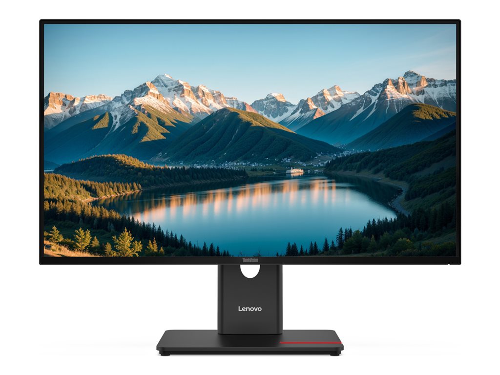 Lenovo ThinkVision T27Q-40 - LED-Monitor - 68.6 cm (27") - 2560 x 1440 QHD @ 120 Hz - IPS - 350 cd / m² - 1500:1 - DisplayHDR 10 - 4 ms - HDMI, DisplayPort - Finsternis schwarz